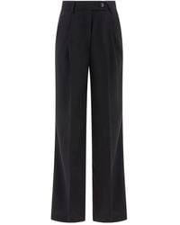 F.it - Tailored Trousers With Pressed Crease - Lyst