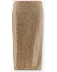 Nude - Mohair Blend Skirt - Lyst