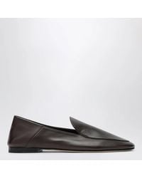 Dear Frances - Espresso Nappa Leather Gio Slip-On Loafers - Lyst