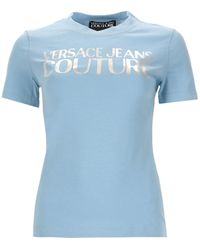Versace Jeans Couture - T-Shirt Con Logo - Lyst