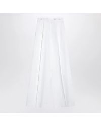 Givenchy - Pleated Cotton Trousers - Lyst