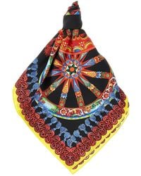 Dolce & Gabbana - Dolce & Gabbana 'Carretto' Scarf - Lyst