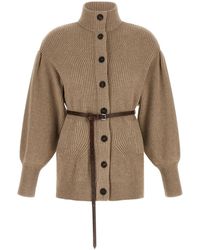 Brunello Cucinelli - English Half-Ribbed Cardigan - Lyst