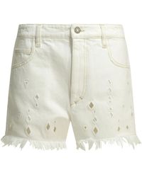 Isabel Marant - Aecia Cotton Five-Pocket Shorts - Lyst