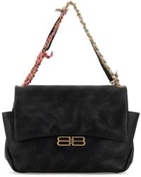 Balenciaga - Printed Leather Medium Darling Shoulder Bag - Lyst