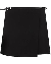 Givenchy - Mini Wrap Voyou Skirt - Lyst