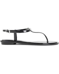 Mach & Mach - Double Bow Rubber Thong Sandals - Lyst