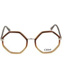 Chloé - Eyeglasses Ch0132O 010 Transparent/20/140 - Lyst