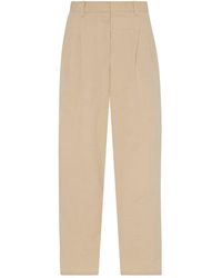 The Row - Light Khaki Trousers - Lyst