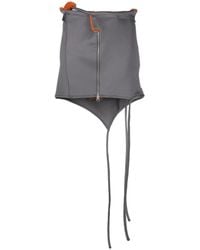 OTTOLINGER - Zipped Mini Skirt - Lyst