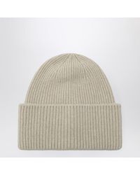 Destin - Ivory Wool And Cashmere Beanie - Lyst