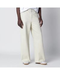 A.P.C. - Wideleg Light Bleached Jeans - Lyst