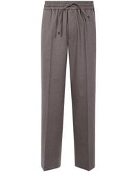 Drole de Monsieur - Elastic Waist Flannel Pants - Lyst