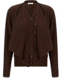 Lemaire - 'Trompe L'Oeil' Effect Cardigan - Lyst