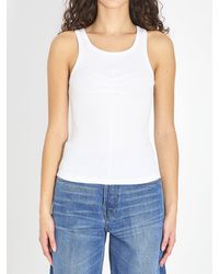 Alaïa - Darts Tank Top - Lyst