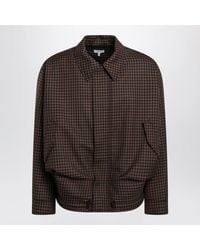 Loewe - And Checked Wool Jacket - Lyst