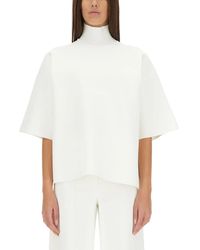 Theory - Relaxed Fit Turtleneck Top - Lyst