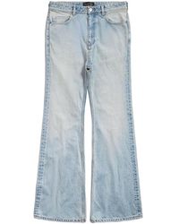 Balenciaga - Flared Denim Jeans - Lyst