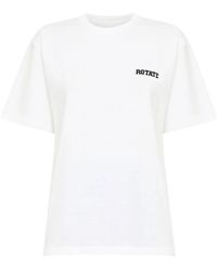 ROTATE BIRGER CHRISTENSEN - Rotate Birger Christensen Oversize Fit T-Shirt - Lyst