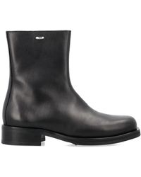 Our Legacy - Camion Leather Boots With Zip Cow Sole - Lyst