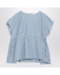 Weekend by Maxmara - Blueette Cotton Poplin Blouse - Lyst