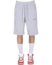 hinnominate - Bermuda With Logo - Lyst