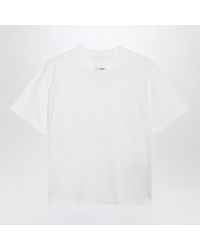 MM6 by Maison Margiela - Cotton Logo T-Shirt - Lyst