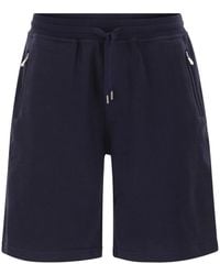 Brunello Cucinelli - Techno Cotton Fleece Bermuda Shorts - Lyst
