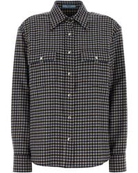 Prada - Regular Embroidered Shirt - Lyst