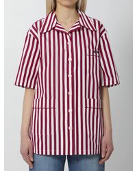 Dolce & Gabbana - Dolce & Gabbana Striped Cotton Shirt - Lyst
