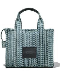 Marc Jacobs - The Monogram Washed Denim Mini Tote Bag - Lyst