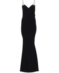 Tom Ford - Solid V Neck Maxi Dress - Lyst
