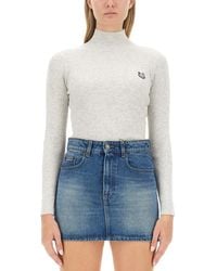 Maison Kitsuné - Maison Kitsuné Fox Patch Jersey - Lyst
