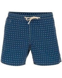 MC2 Saint Barth - Swimsuit With Paisley And Polka Dot Print - Lyst