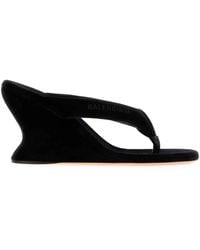 Balenciaga - Baleniaga Gaeta Wedge Thong Sandals - Lyst