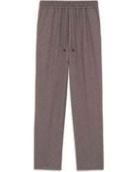 Drole de Monsieur - Flannel Trousers With Elastic Waist - Lyst