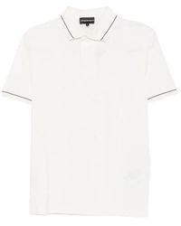 Emporio Armani - Solid Shirt Collar Polo - Lyst
