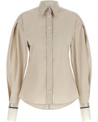 Brunello Cucinelli - 'Shiny Cuffs' Shirt - Lyst