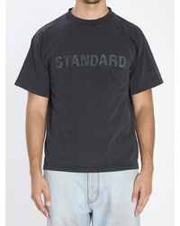 Balenciaga - T-Shirt With A Crinkled Effect - Lyst
