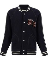 Wales Bonner - 'The October Varsity' Bomber Jacket - Lyst