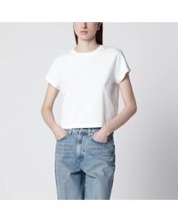 Agolde - Cotton Crew-Neck T-Shirt - Lyst
