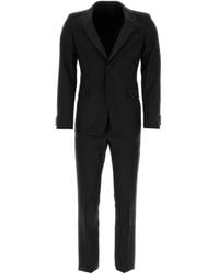 Prada - Wool Blend Tuxedo - Lyst