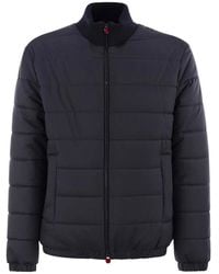 Kiton - Technical Fabric Bomber Jacket - Lyst