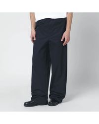 Jil Sander - Midnight Cotton Trousers - Lyst