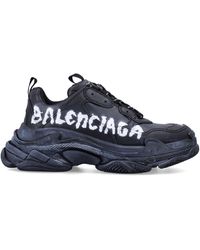 Balenciaga Triple S Allover-logo Sneakers in Red for Men | Lyst Balenciaga Triple S Allover-logo Sneakers in Red for Men | Lyst
