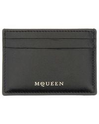 McQueen - Card Holder With Logo - Lyst