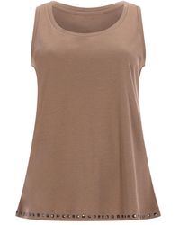 Max Mara - Sleeveless Cotton Top - Lyst