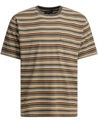 Beams Plus - Cotton Striped Crew-Neck T-Shirt - Lyst
