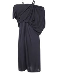 Tom Ford - Chain Stones Embroidery On Crepe Jersey Cocktail Dress - Lyst