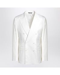 Dolce & Gabbana - Single-Breasted Cotton Jacket - Lyst